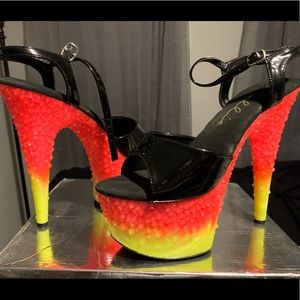 Platform exotic heel